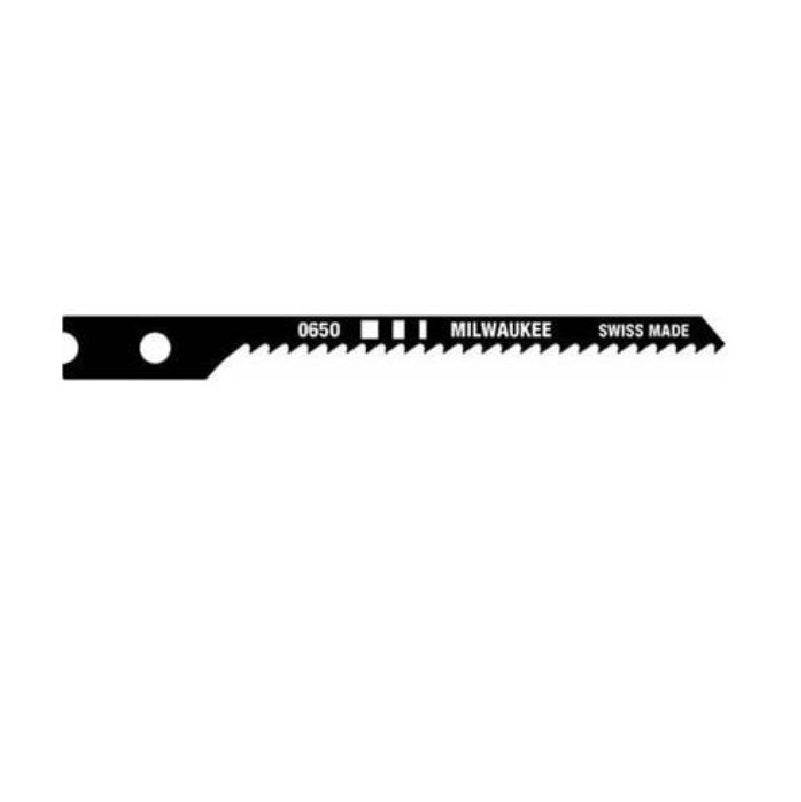 Jigsaw Blade 12T 2-3/4" HSS U-Shank Scroll Cutting 5 Per Pack