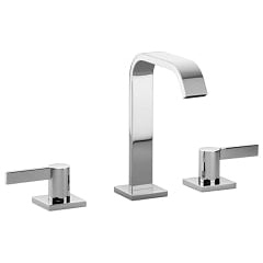 IMO Widespread Lav Fct in Matte Platinum w/Lever Handles