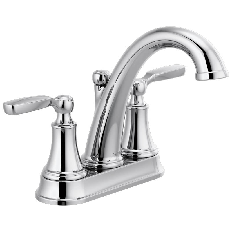 Woodhurst Centerset Lav Faucet w/Metal Pop-Up in Chrome