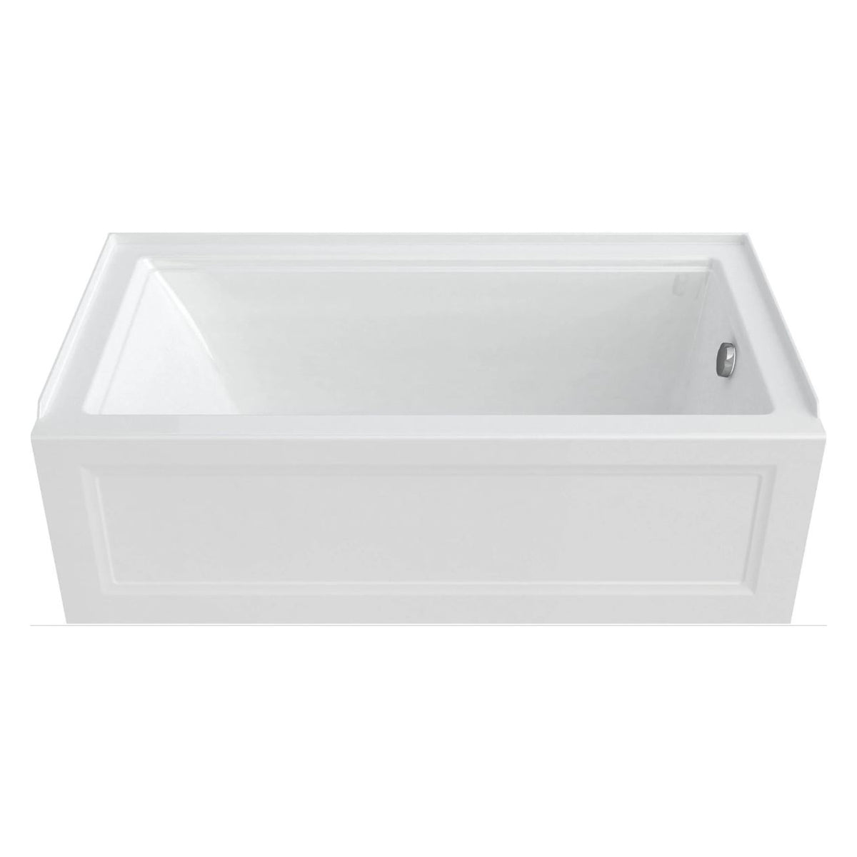 Town Square S 60x32" Integral Apron Bathtub w/RH Drain in White
