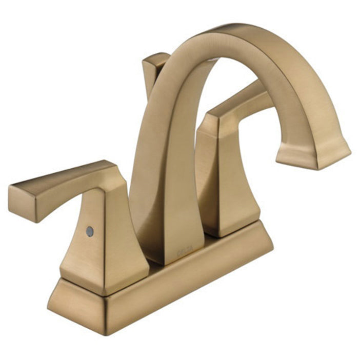 Dryden 4" Centerset Lavatory Faucet in Champagne Bronze