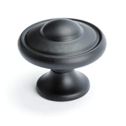 Euro Traditions 1-3/16" Knob in Black