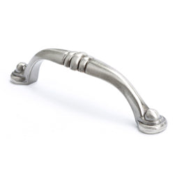 Euro Traditions 4-5/16" Pull, Brushed Black Nickel