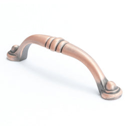 Euro Traditions 4-5/16" Pull Brushed Antique Copper