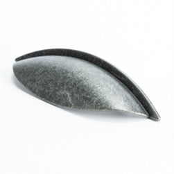 Euro Rustica 5-1/8" Cup Pull in Rustic Iron