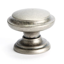 Euro Rustica 1-3/8" Knob in Rustic Nickel