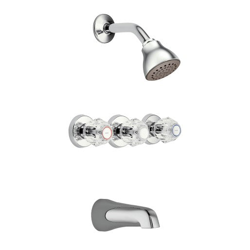 Chateau Eco-Performance Tub & Shower System In Chrome