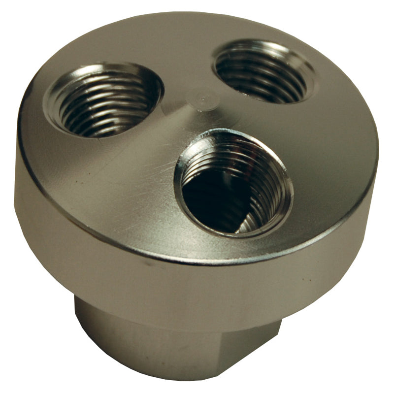 MANIFOLD 3/8X1/4 NPT AL D3406 3 IN 1