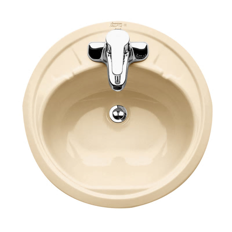Colony 19" Lav Sink in Bone w/4" Faucet Holes