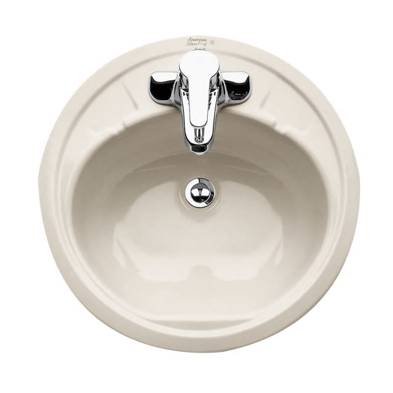 Colony 19" Lav Sink in Linen w/4" Faucet Holes