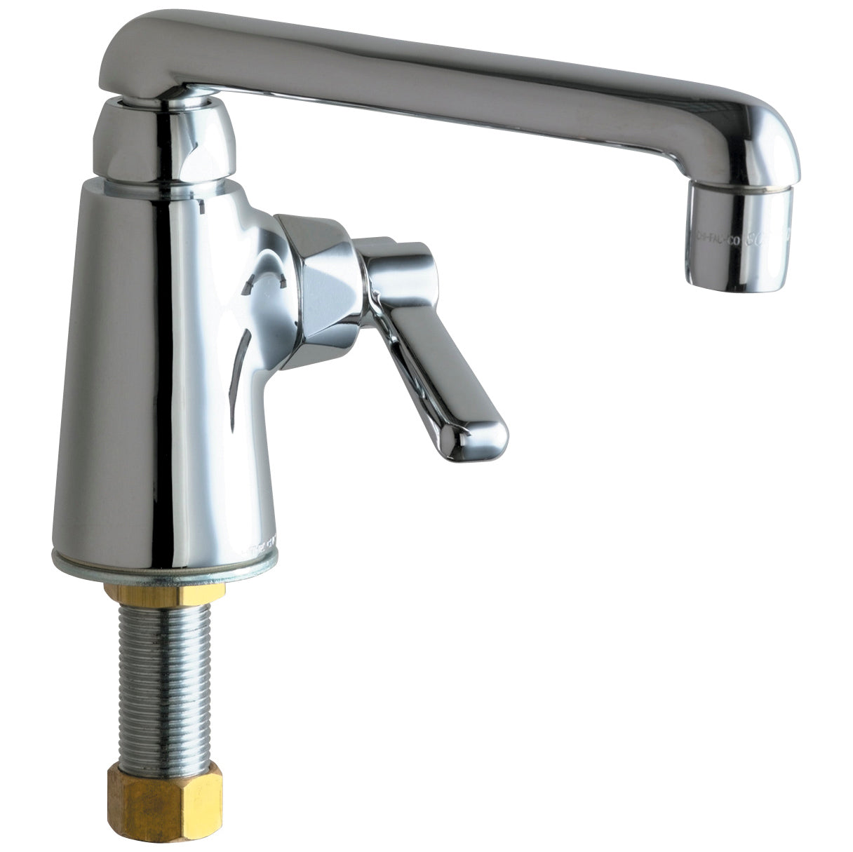 Deck-Mounted Manual Sink Faucet In Polished Chrome