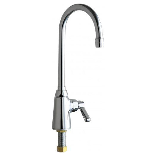 Deck-Mounted Manual Sink Faucet In Polished Chrome