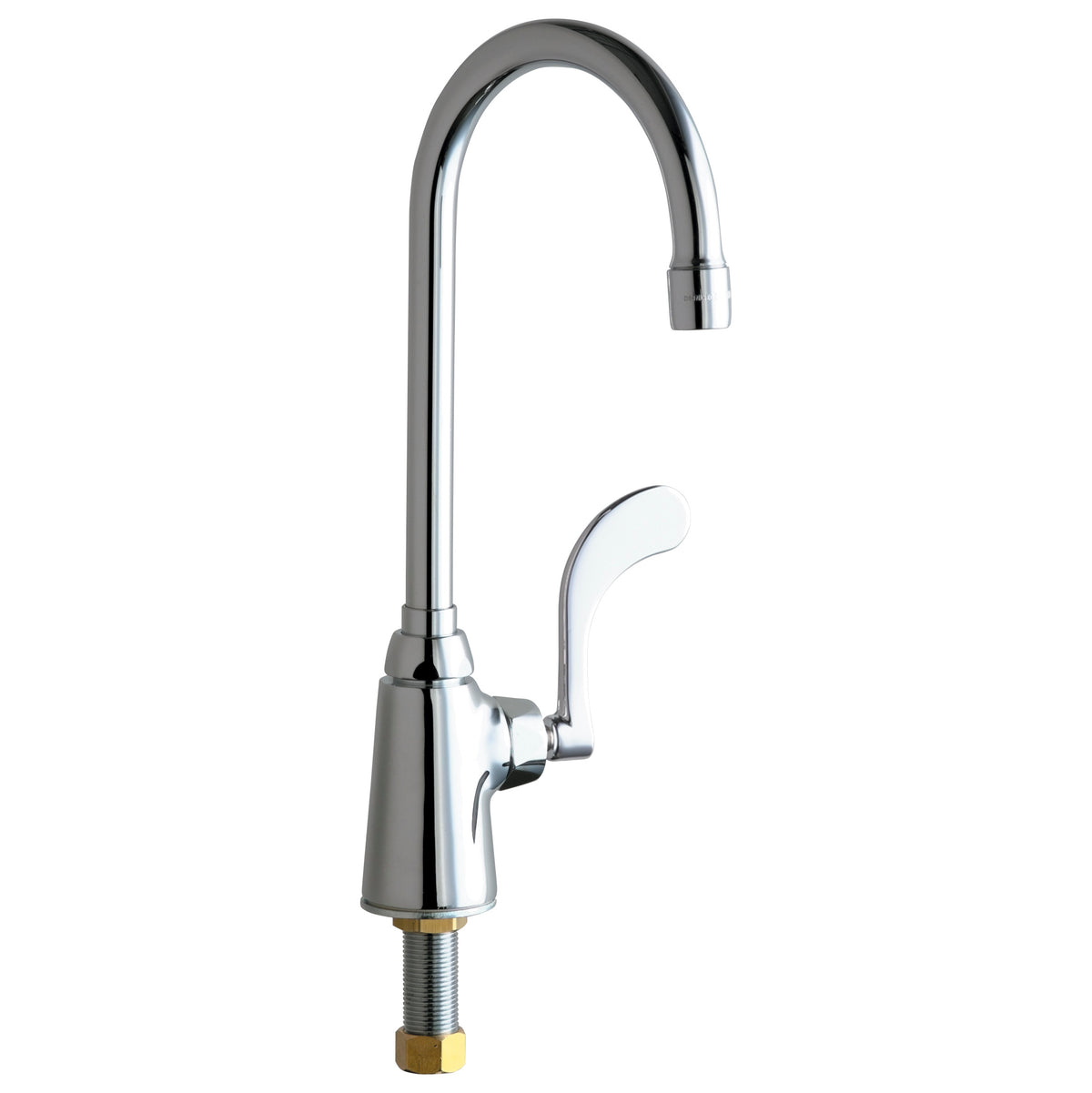 Deck-Mounted Manual Sink Faucet In Polished Chrome