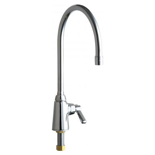 Deck-Mounted Manual Sink Faucet In Polished Chrome
