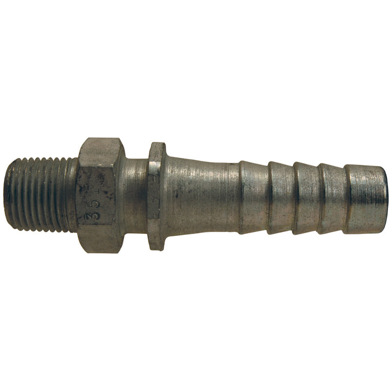 HOSE NIPPLE 1/2X1/2 MPT STEEL 3512