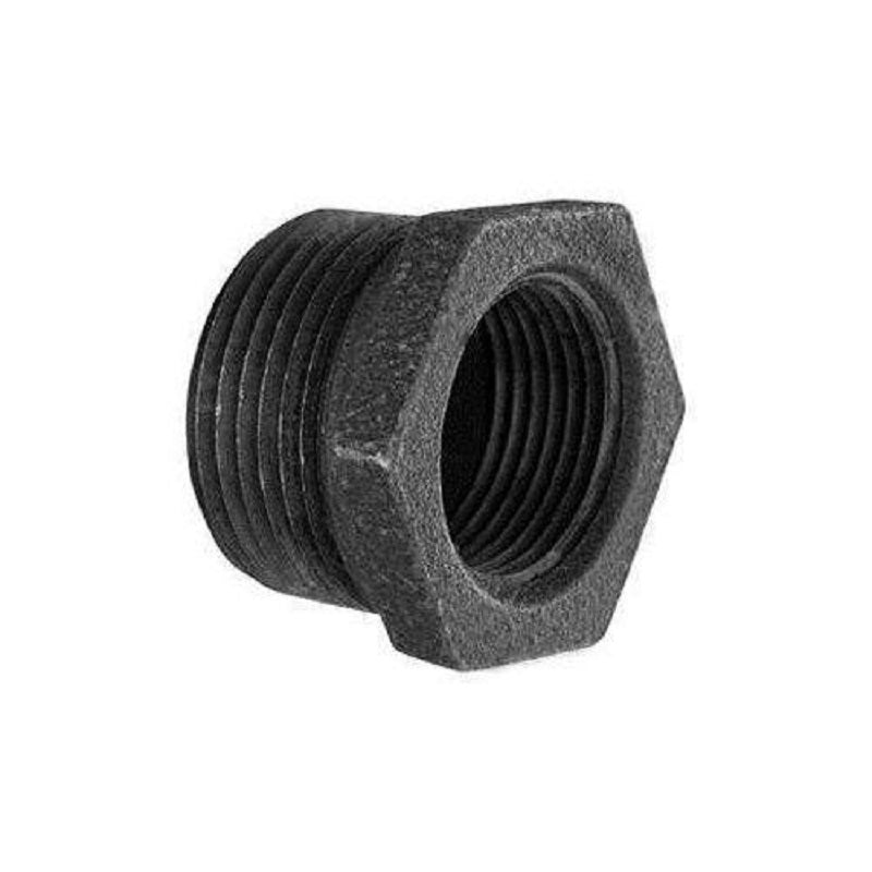 BUSHING 3X2 BLACK MALLEABLE IRON HEX MXF 35152