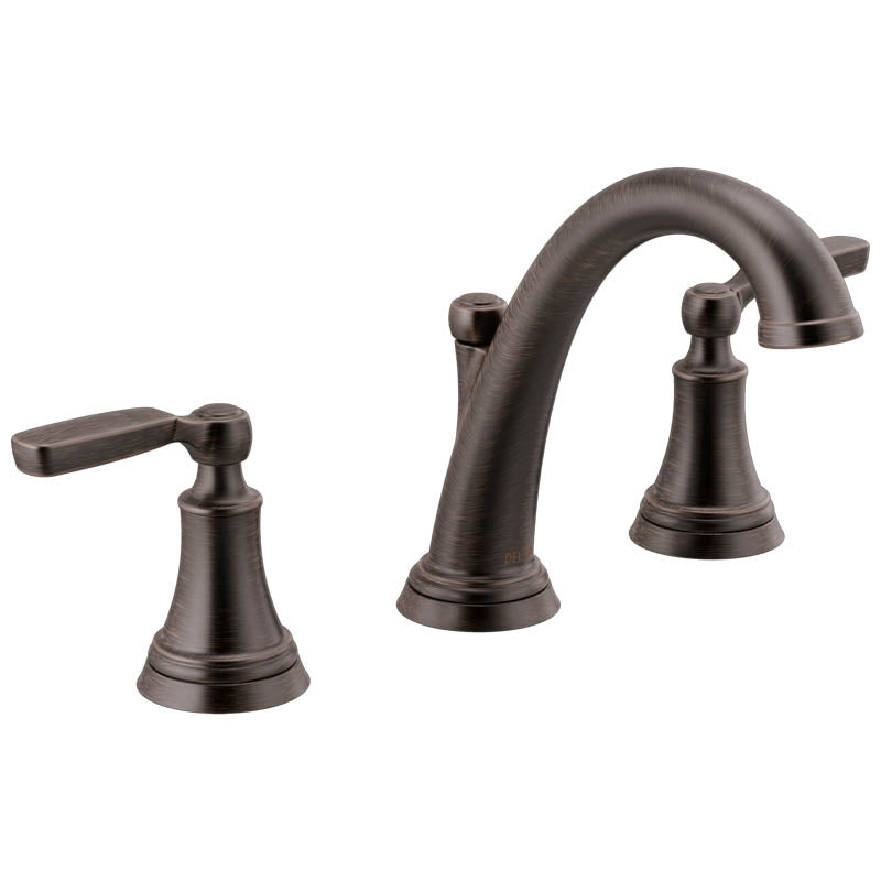 Woodhurst Widespread Lav Faucet w/Metal Pop-Up in Venetian Bronze