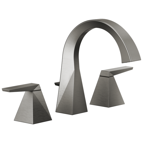 Trillian Widespread Lav Faucet in Black Stainless w/Pop-Up Drain