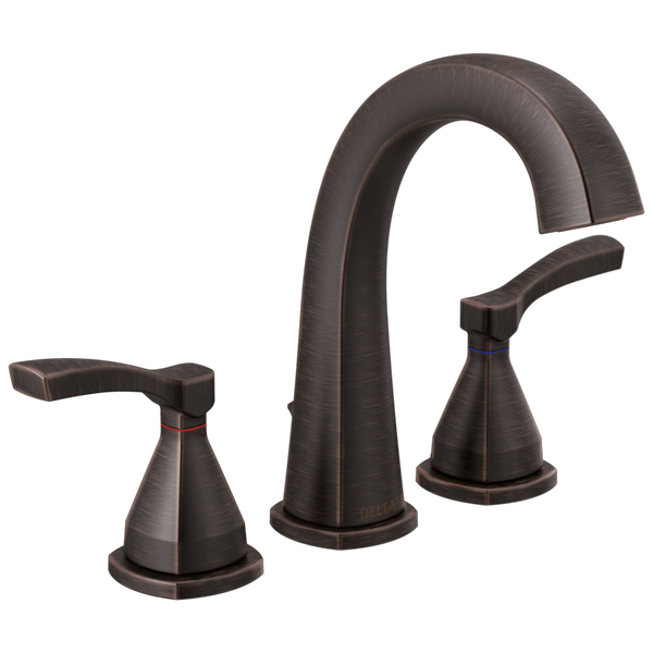 Stryke Widespread Lav Faucet w/Lever Hdls & Drn in Venetian Brz