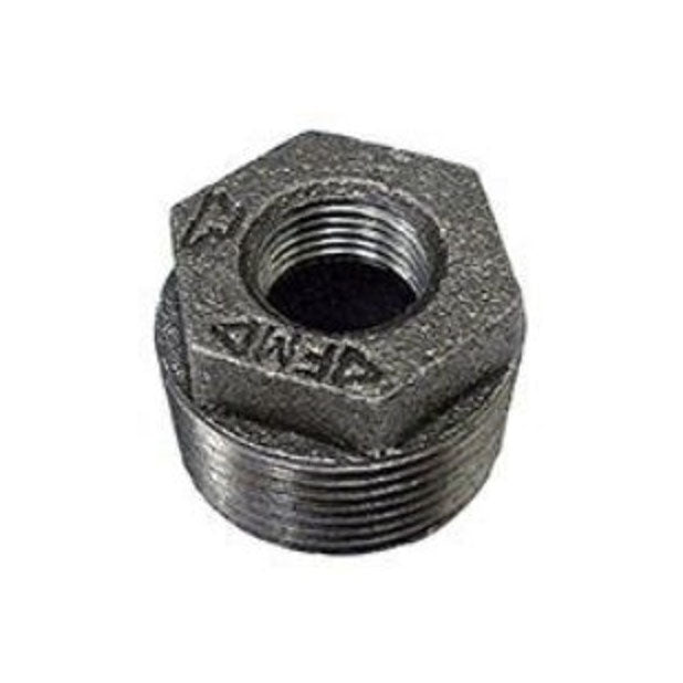 BUSHING 3X1/2 BLACK CAST IRON HEX FIGURE 383 125# THREADED