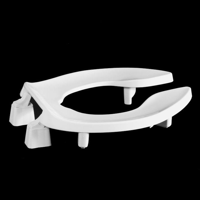 SEAT 3L1500STSCC-001 WHT ELON OPEN FRONT L/COVER PLASTIC