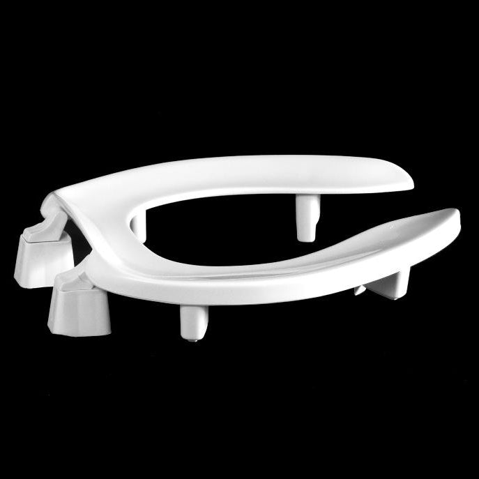 SEAT 3L500STSCC-001 WHT ELON OPEN FRONT L/COVER PLASTIC