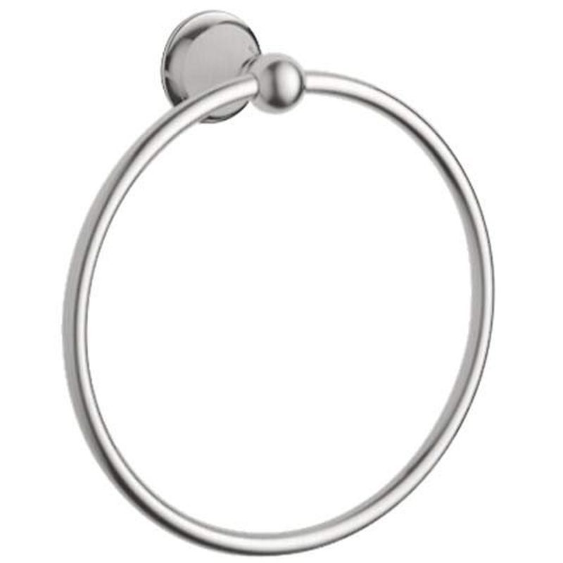 Seabury 8" Towel Ring in Brushed Nickel