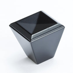 Connections 1-1/8" Knob in Matte Black