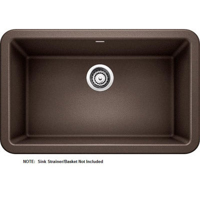 Ikon 30x19x10" Apron Front Single Bowl Sink in Café Brown