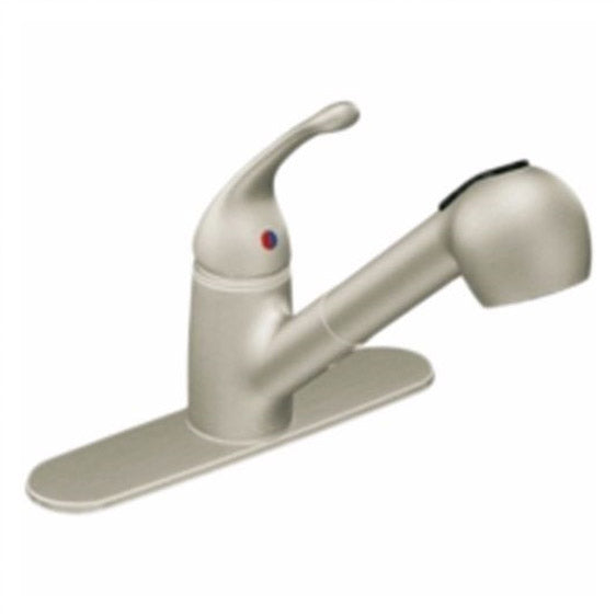 Capstone Single Handle Pull-Out Spray Kitchen Faucet Stainless