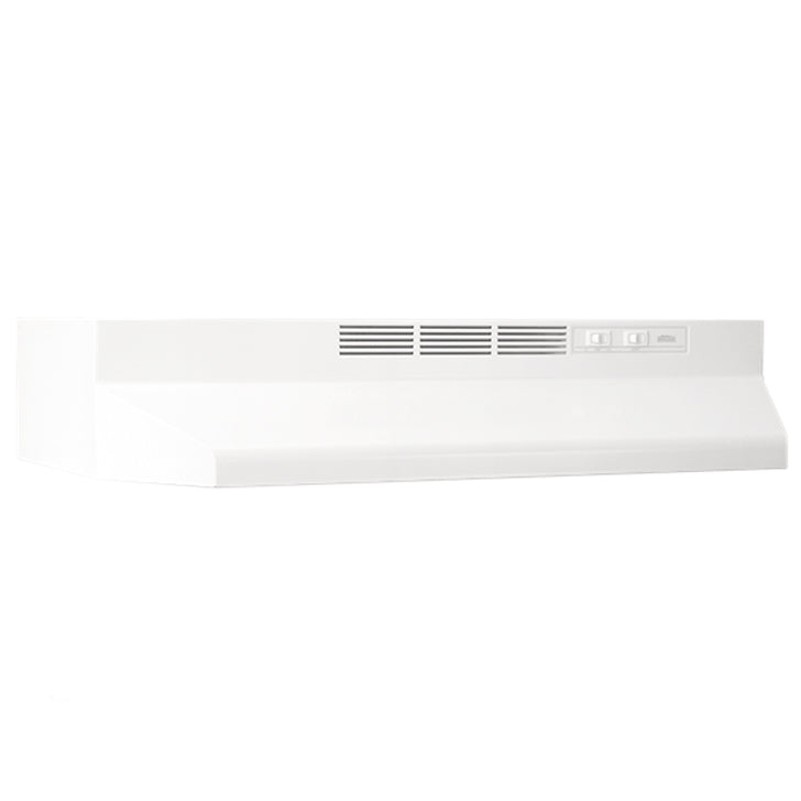 Under Cabinet Range Hood 30" Non-Vented 2-Speed White