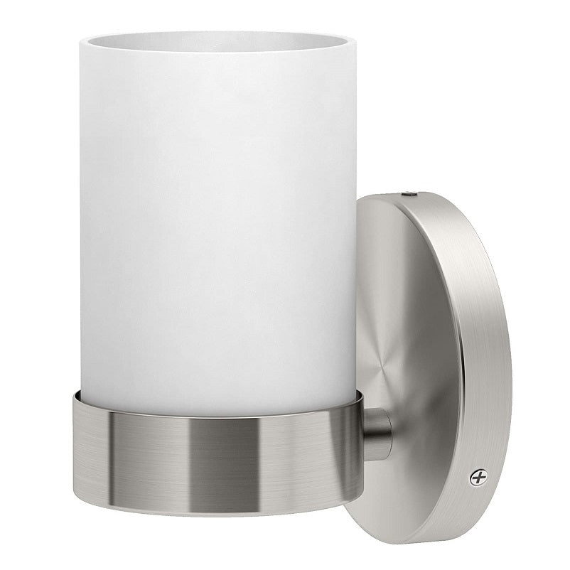 Glam Single Light Sconce in Satin Nickel