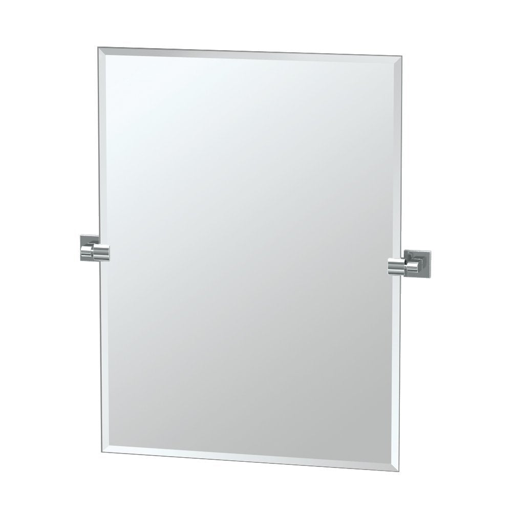 Elevate 23-1/2x31-1/2" Frameless Rectangle Mirror in Chrome