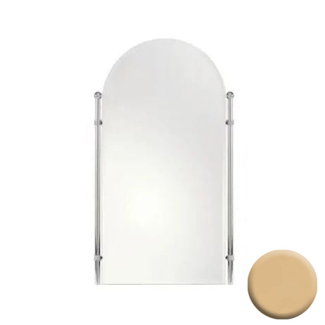 Chelsea Beveled Mirror Framed 20x35 Polished Brass
