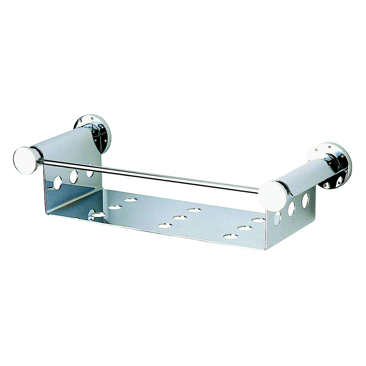 Kubic Wall Mount Soap Basket in Polished Chrome