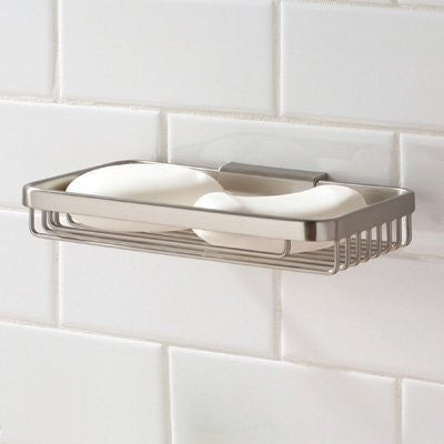 Hotelier 8" Toiletry Shower Basket in Satin Nickel