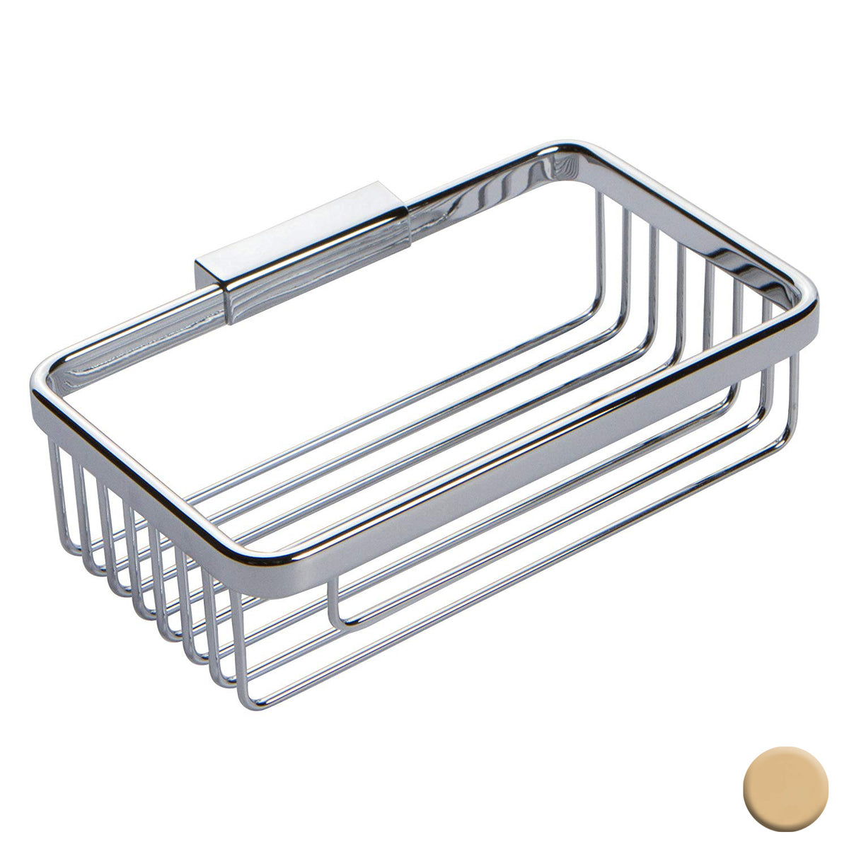 Hotelier Deep 8" Toiletry Shower Basket in PVD
