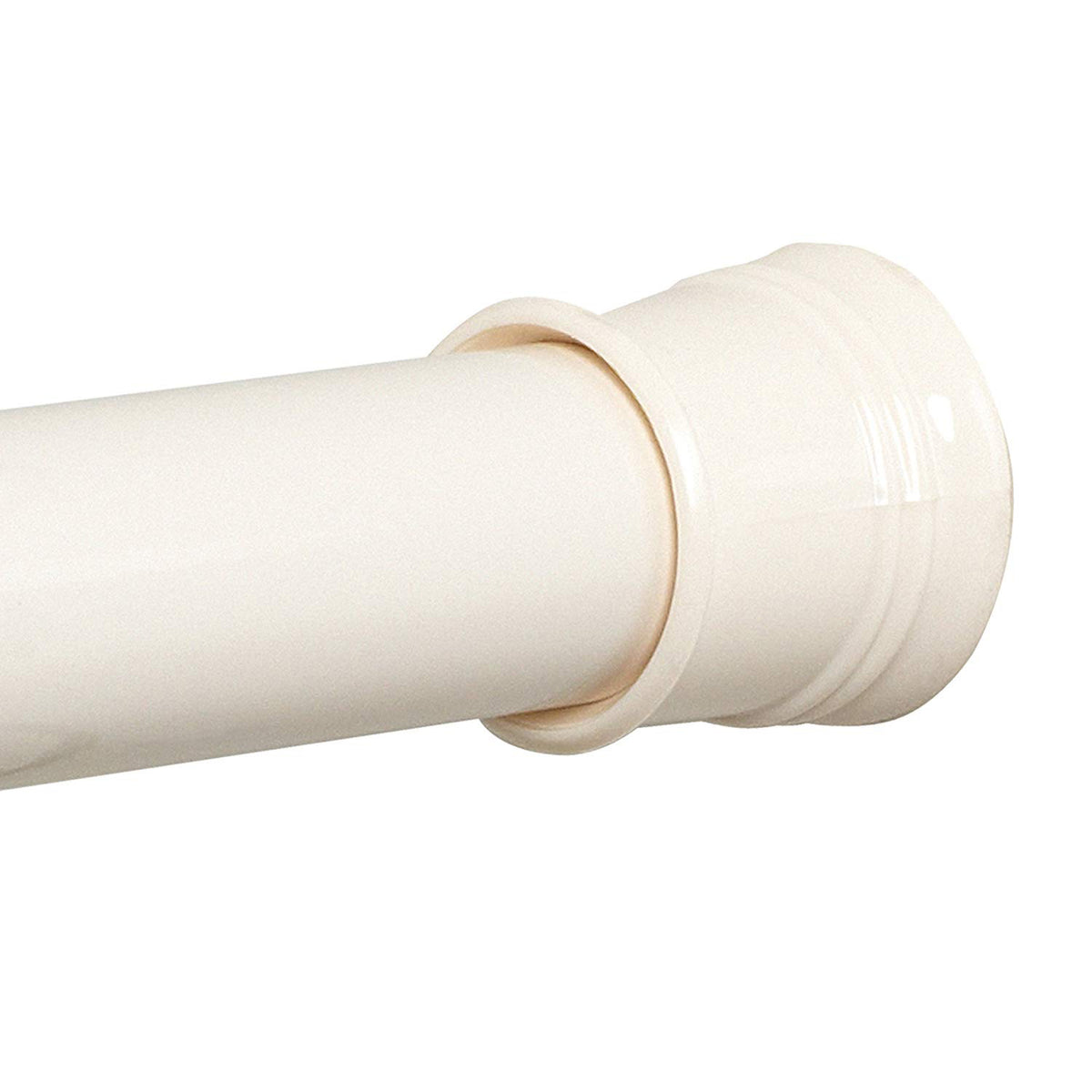 Zenna Home 38-60" Tension Shower Curtain Rod in Cashmere