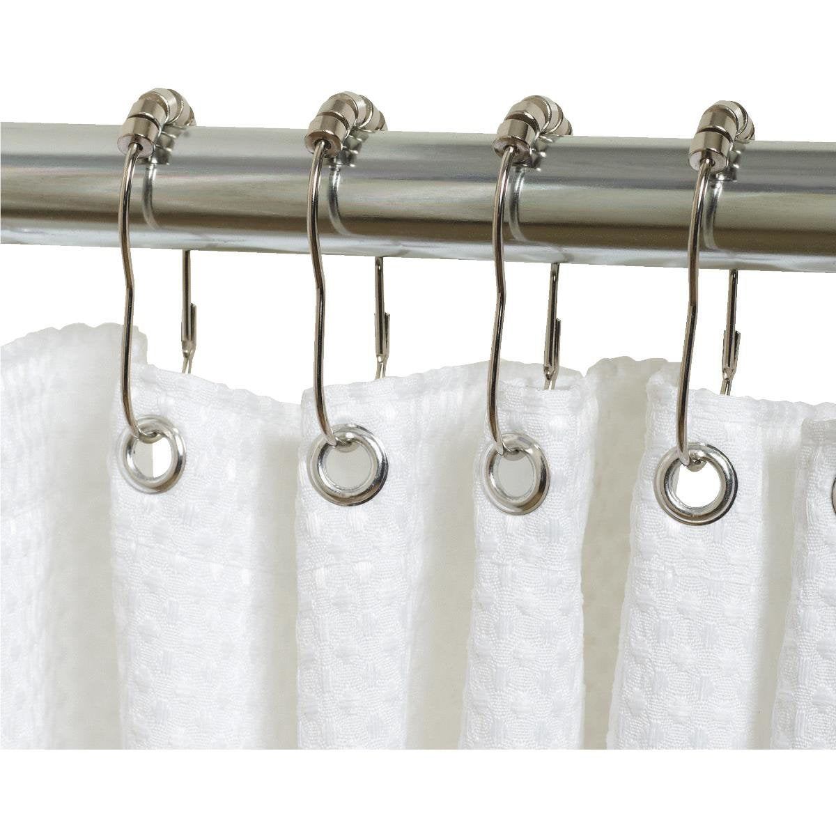 Shower Roller Rings in Chrome