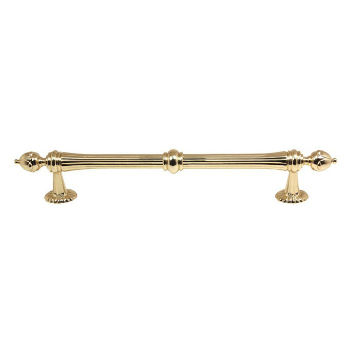 Ornate 12" Appliance Pull w/Polished Brass No Lacquer Finish