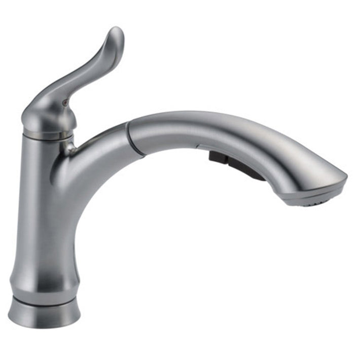 Linden Single Handle Pull-Out Spray Kitchen Faucet Arctic Stainless