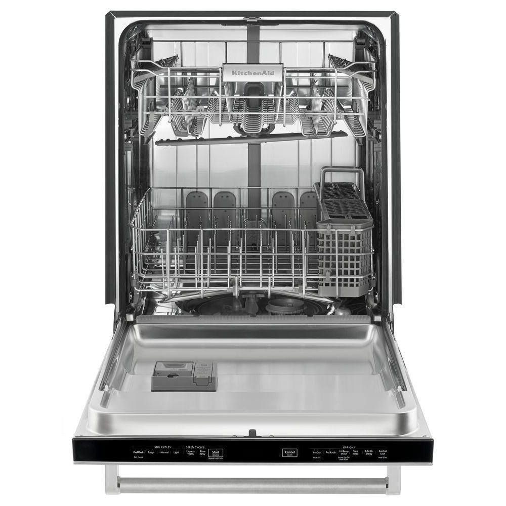 KitchenAid Dishwasher w/Clean Water Wash System in Black Stainless