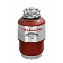 KitchenAid 3/4 HP 40 oz Continuous Feed Food Disposer in Red