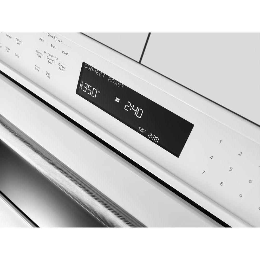 KitchenAid 30" Double Wall Oven w/Even-Heat Convection in White