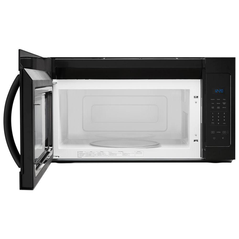 Whirlpool Microwave Hood Combo w/Elec Touch Controls in Black