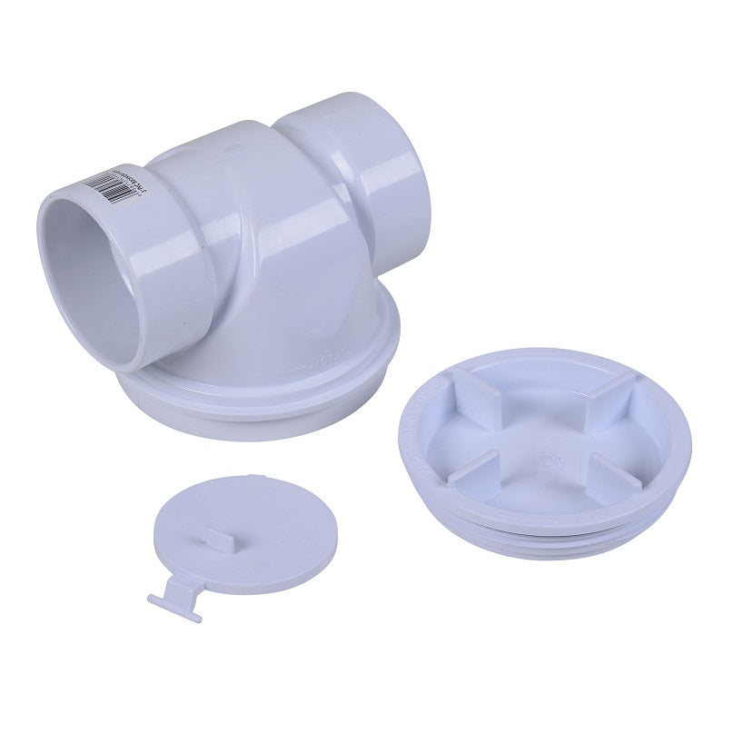 Backwater Valve 4" PVC DWV Hub