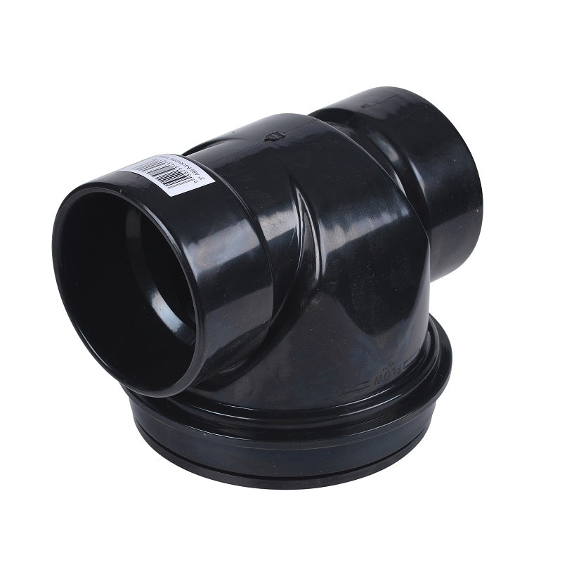 Back Water Valve 6" ABS DWV Hub
