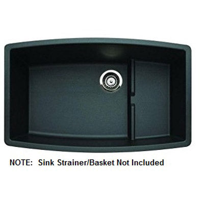 Performa Cascade 32x19-1/2x10" Super Single Sink, Anthracite