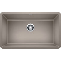 Precis 30x18x9-1/2" Single Bowl Kitchen Sink in Truffle