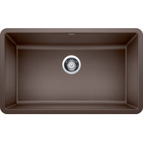 Precis 30x18x9-1/2" Single Bowl Kitchen Sink in Café Brown